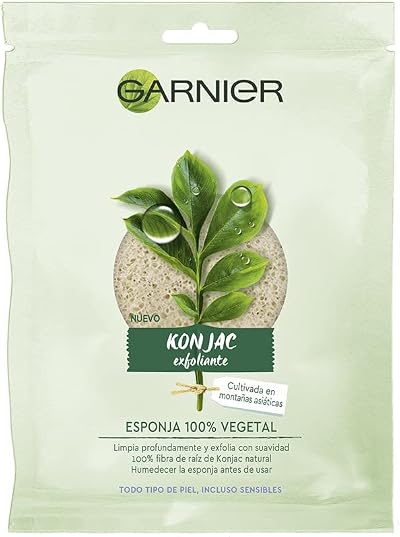 Garnier Organic Konjac Facial Cleansing Sponge 1 Count Vegan