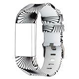 Fitbit Charge 2 Bands Classic New Fashion Sports Smart Watch Replacement Accessory Wristband (Flower-04)