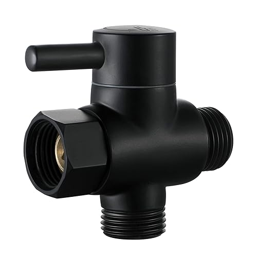 Shower Arm Diverter Valve, Bathroom Brass G1/2 3 Way Shower System Component Replacement For Handheld - View #10
