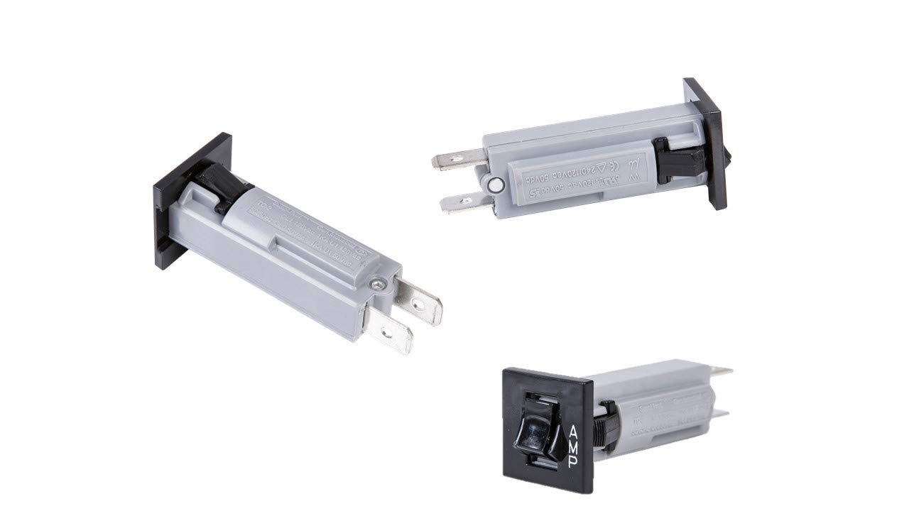 Photo 1 of GLOSO Circuit Breaker Fuse Holder Type W Type Thermal - 3 Pack (3A)