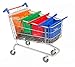 Trolley Bags - Reusable Eco Friendly Grocery Bags to Easily and Safely Bag your Groceries From Your Cart. Sized for Standard Grocery Carts. Reusable Cart Bags. (Standard Cart Size)
