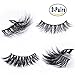 Mink Fur False Eyelashes Pack of 2,100% Mink Hair Fake Eyelash in 3D Natural Lashes and Long Lash Style for Makeup with Pink Tweezer Applicator