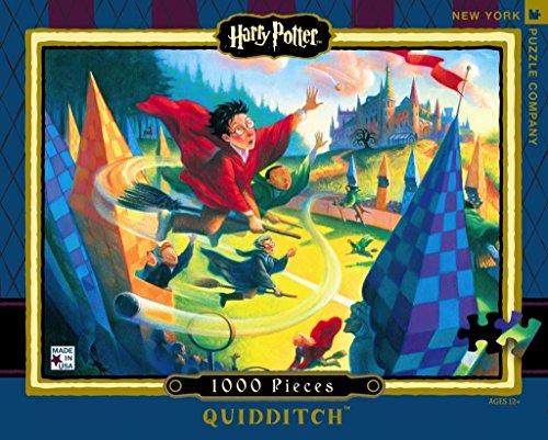 New York Puzzle Company Harry Potter Quidditch - 1000 Piece Jigsaw Puzzle