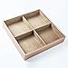 Huji Stackable Jewelry Trays Organizer Storage Rings Earrings Bracelets Watches Necklaces (1, Camel Brown Stack-able Trays)