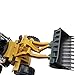 Huina 2.4Ghz Radio Control Bulldozer Construction Vehicle Alloy 6 Channel 4 Wheel Loader Remote Control Simulation Truck