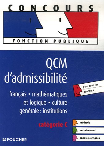 QCM d'admissibilité