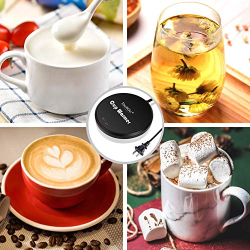 Coffee Warmer,Coffee Mug Warmer,Smart Coffee Warmer,Electric Beverage Warmer With Two Temperature Settings, Office/Home Use Electric Cup Beverage Plate,Water,Milk-Best Christmas present