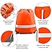 Drawstring Backpack Bags Reflective Bulk for Kids 10 Pack, Promotional Sports Gym Sack Cinch Bags String Backpacks for Party