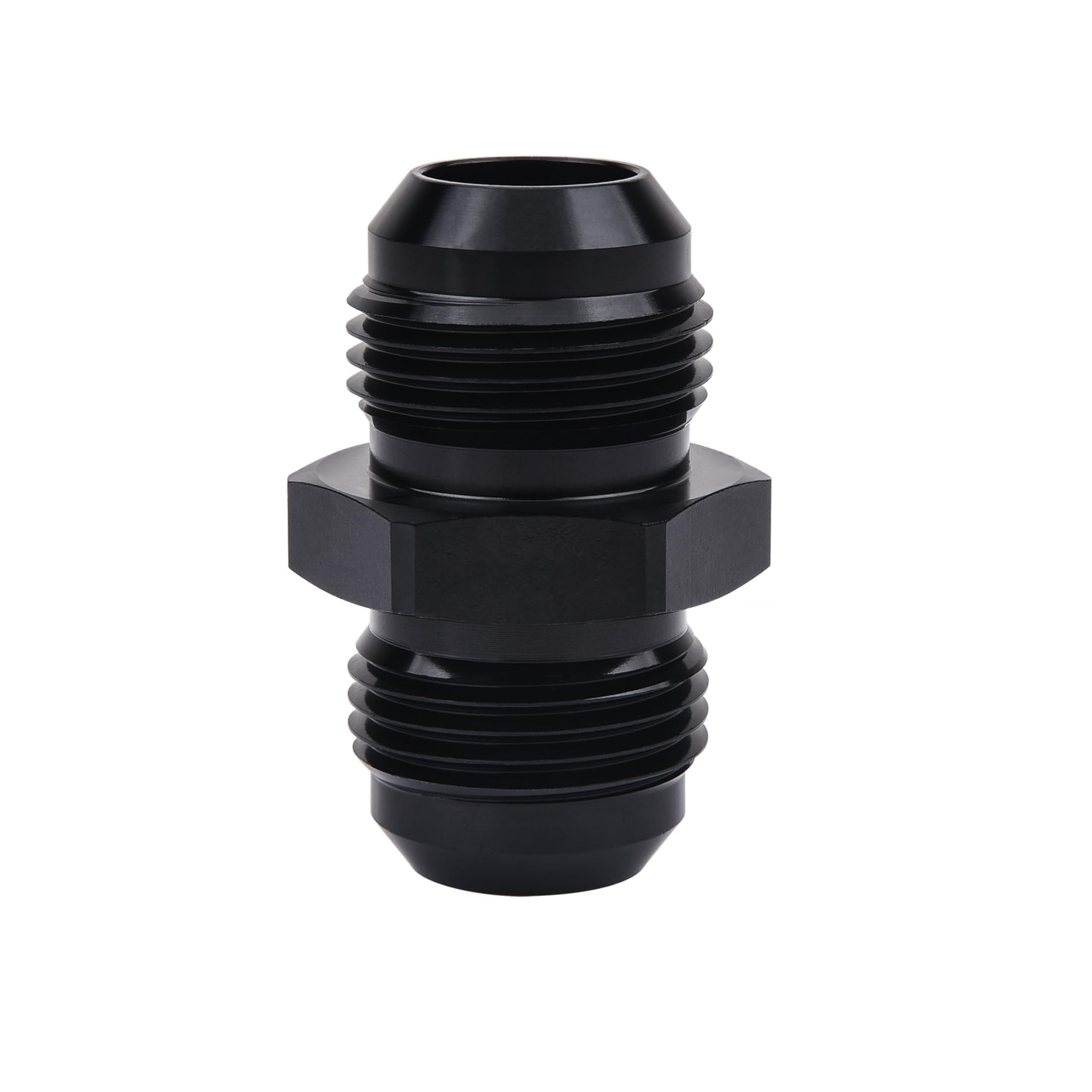 Photo 1 of EVIL ENERGY 12AN Male to Male Flare Coupler Union Straight Fuel Hose Adapter Fitting Black