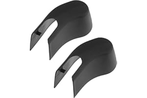 The Lord of the Tools 2Pcs Rear Wiper Arm Nut Cover Replacement 61627161030 Compatible with BMW X3 F25 2011-2016 X5 E70 2007-2013 Rear Windshield Wiper Blade Nut Cover Cap Black