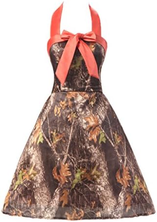 Angel Bride New Arrival Short Camo Homecoming Dress Cocktail Party Dress-10-Camo White 2