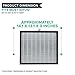 Crucial Air 1 Idylis HEPA Air Purifier Filter, Fits Idylis Air Purifiers IAP-10-280 and Model No.IAF-H-100D
