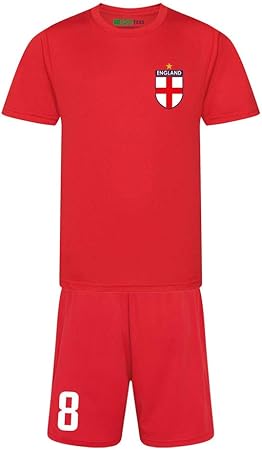 kids red england kit
