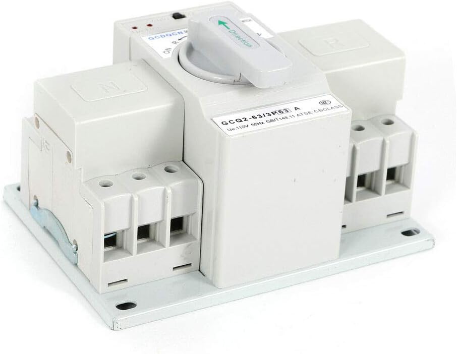 Dual Power Automatic Transfer Switch CB level AC33iB AC110V self cast 6A63A US Transfer