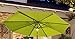 BELLRINO DECOR Replacement SAGE GREEN STRONG AND THICK Umbrella Canopy for 9ft 8 Ribs SAGE GREEN (Canopy Only)