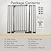 Toddleroo by North States 38.5” Wide Extra Tall Easy Close Baby Gate: Sturdy Safety gate with one Hand Operation. Pressure Mount. Fits 28-38.5” Wide. (36
