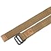 moonsix Canvas Web Belts for Men, Military Style D-ring Buckle Men's Belt, Khaki 2