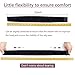 10 Pcs Brown and 10 Pcs Black Wig Grip Headband for women