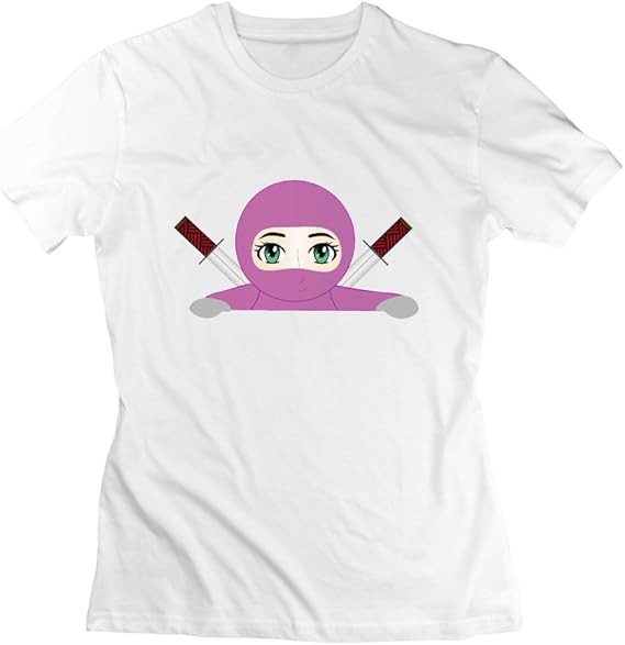 Amazon 女 半袖 忍者 可愛い ピンク 刀剣 オリジナル ティーシャツ Xxl Tシャツ カットソー 通販