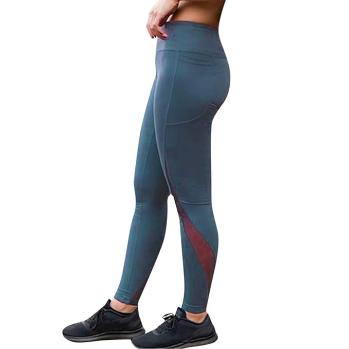 RISTHY Pantalones Yoga Largos Mujer Bolsillo Mallas Fitness ...