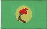 AZ FLAG Zaire Flag 3x5 ft 100D Polyester with 2 Brass Grommets