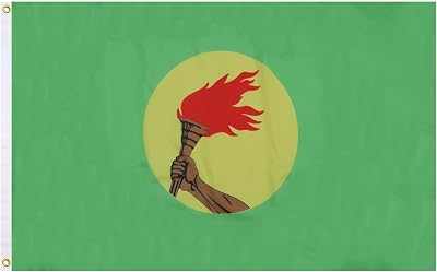 AZ FLAG Zaire Flag 3x5 ft 100D Polyester with 2 Brass Grommets