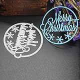 Transer Metal Cutting Dies Stencil DIY Scrapbooking Embossing Album Paper Card Craft (K, Silver)
