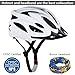 Zacro Bike Helmet Adult Men Women - CPSC Safety Certified Lightweight Bicycle Helmet with Detachable Sun Visor, Mountain Bike Helmet Suitable for Men Women Adults Youth