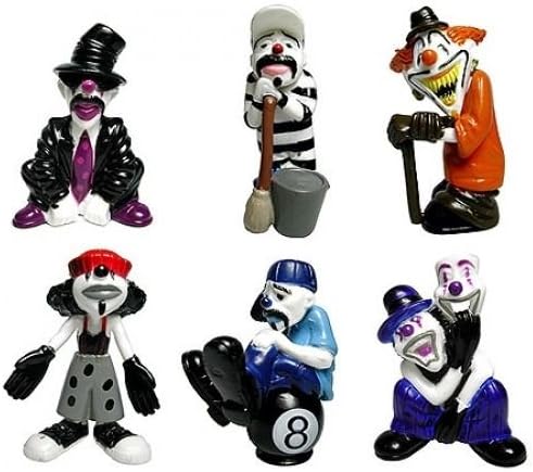 Homies Clowns Series 1, set of 6!! Loose in baggie, Mint!