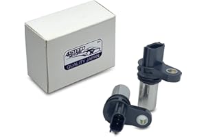 4STEED MOTORS 4STEEDMOTORS 2PCS 23731-6N21A Camshaft & Crankshaft Position Sensor Kit Set B3731-6N21A Fit for Nissan Altima X-Trail 2002-2006 2.5L QR25DE QR20 T30 FIT 237318J005 PC464S SU6364 237316N202 237318J000