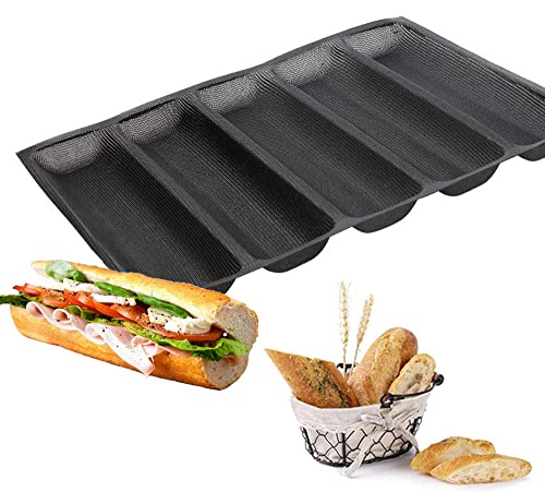 Silicone Baguette Pan Non-stick Perforated Fench Bread Pan Forms