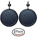 Keeping Sports Anti Radiation Shield EMF Radiation Protection Shield Pendant Scalar Pendant Necklace Negative Ions Energy Pendant Necklace Orgone Pendant(2pcs)