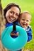 Baby Teething Necklace - Best Teether Necklace for Nursing Moms. Organic, BPA free, Silicone, Natural Teether Ring Donut Pendant for mom to wear. Turquoise. 100% Satisfaction Guaranteed