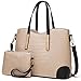 YNIQUE Satchel Purses and Handbags for Women Shoulder Tote Bags Wallets