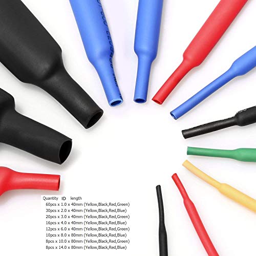 450pcs Heat Shrink Wire Connectors DIY Kit Heat Shrink Butt Connectors Crimping Tool Heat Shrink Tubing Heat Gun Waterproof Marine Automotive Terminals Set - Thumbnail 6