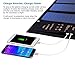 SOKOO Solar Panel, 22W 2 USB Ports Solar Phone Charger(5V/2.4A) with 3 High-Efficiency Foldable Solar Panels,Portable Solar Panel Charger for Cell Phone, iPhone 13/12/11/X-5, iPad, Samsung LG