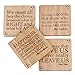 Harry Potter Quotes Coasters, Harry Potter Letter Wood Coasters Set of 4, Mens Harry Potter Party Favors, Harry Potter Gifts for Women, Harry Potter Decorations