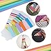 Washi Tape Set 30 Rolls, Colorful Decorative Washi Masking Tape Collection for DIY Scrapbooking Craft Gift Wrapping Tapes(5MM,7.5MM and 15MM Wide)