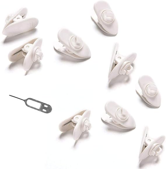 Clips, Rotate Mount Cable Clothing Clip Shirt Clips for Wire Headphones Clothing