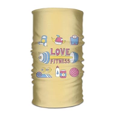 Headbands Headwear Love Fitness Bandana Sweatband Neck Gaiter Head ...
