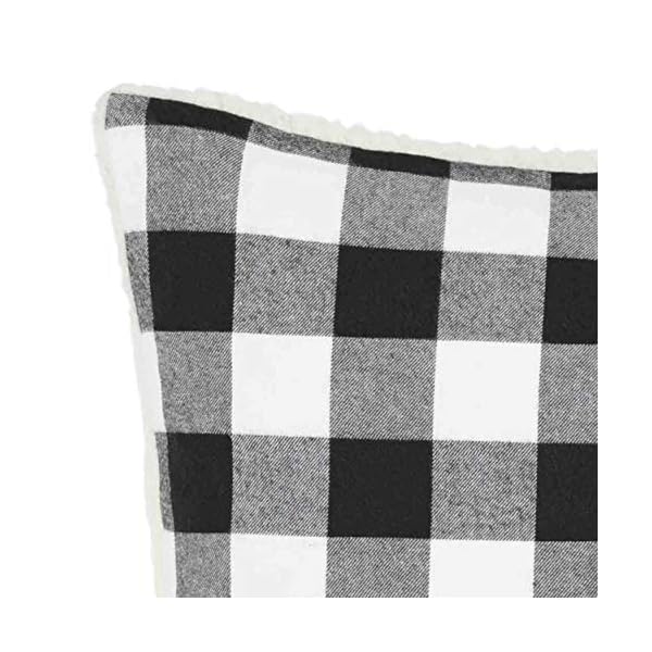 Eddie Bauer Cabin Plaid Flannel Sherpa Throw, 50" x 60", Red • Home and Decor