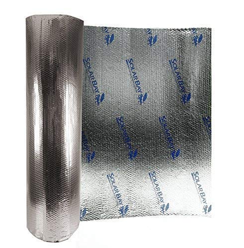30m2 of Solar Bay Metallic Polymer Double Foil Bubble Insulation, with Single Bubble Layer