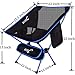 NiceC Ultralight Portable Folding Camping Backpacking Chair Compact & Heavy Duty Outdoor, Camping, BBQ, Beach, Travel, Picnic, Festival with 2 Storage Bags&Carry Bag (Blue)