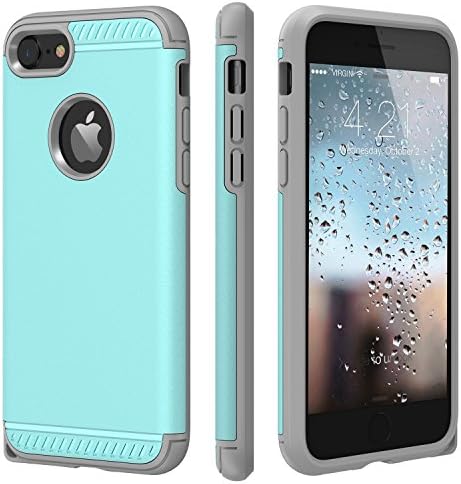 iPhone 7 Case,CHTech iPhone 8 Case Armor Shock Absorbing Dual Layer Case with Heavy Duty Drop Protection and Scratch Resistant Cover for Apple iPhone 7 / iPhone 8 [Mint]