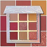 UCANBE Professional Eye shadow Palette Pigmented Matte Shimmer 9 Colors Eyeshadow Palette Blendable Waterproof Long Lasting Eye Shadow Makeup (Swing)