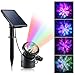 CREATIVE DESIGN Multicolored Solar Led Lights, Solar Powered USB Pond Light Fountain Lights, Waterproof Spotlight Wall Light for Swimming Pool Aquarium Fountain Garden