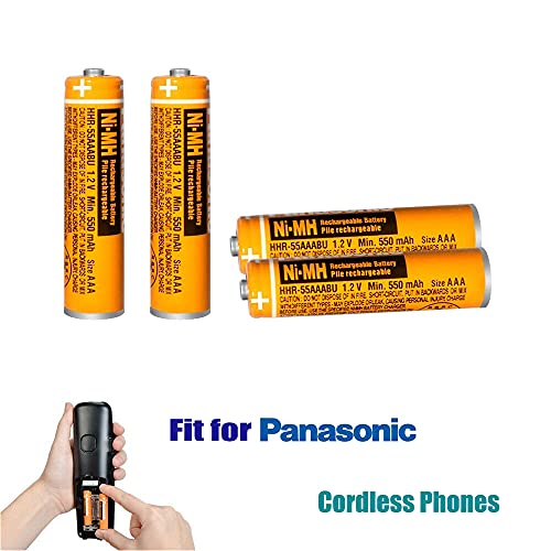 Panasonic NiMH AAA Rechargeable Battery For Cordless Phones X Six 6 Aaa 700 Mah 1 2v Batteries