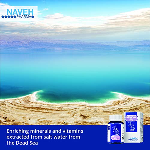 Magnox Mig Magnesium Supplement Tablets (30) for Migraine Headaches and General Pain Relief Due to Magnesium Deficiency, by Naveh Pharma