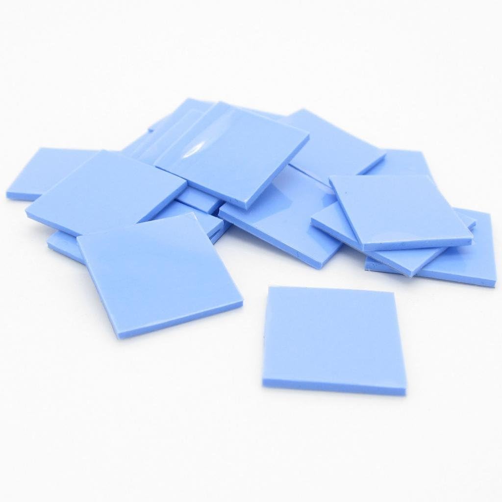 Amazon Com Soft High Performance Thermal Heatsink Thermal Conductive Silicone Pad 10 X 10 X 1mm For Pc Vg Pack Of 100 Computers Accessories