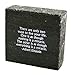 Granite Block, 3" Square- There are only two ways to live your life. One is as though nothing is a miracle. The other is as though everything is a miracle.- Albert Einstein